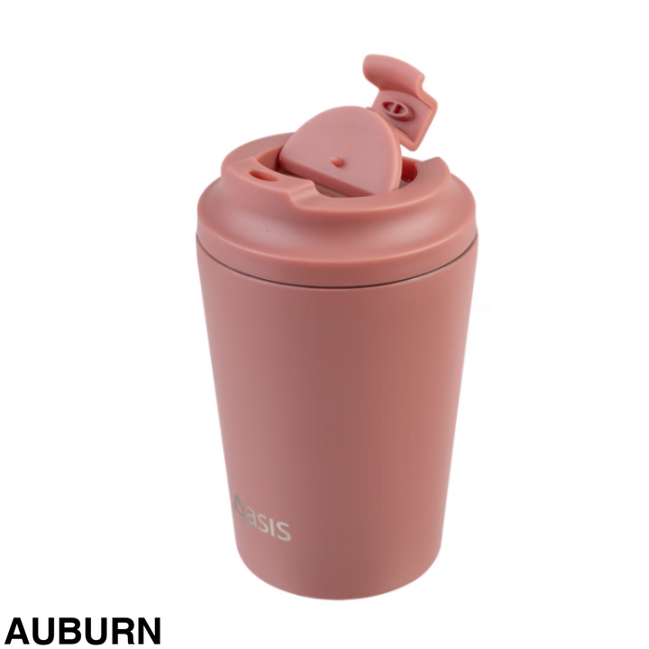 Oasis Insulated Coffee Cup 360ml Auburn