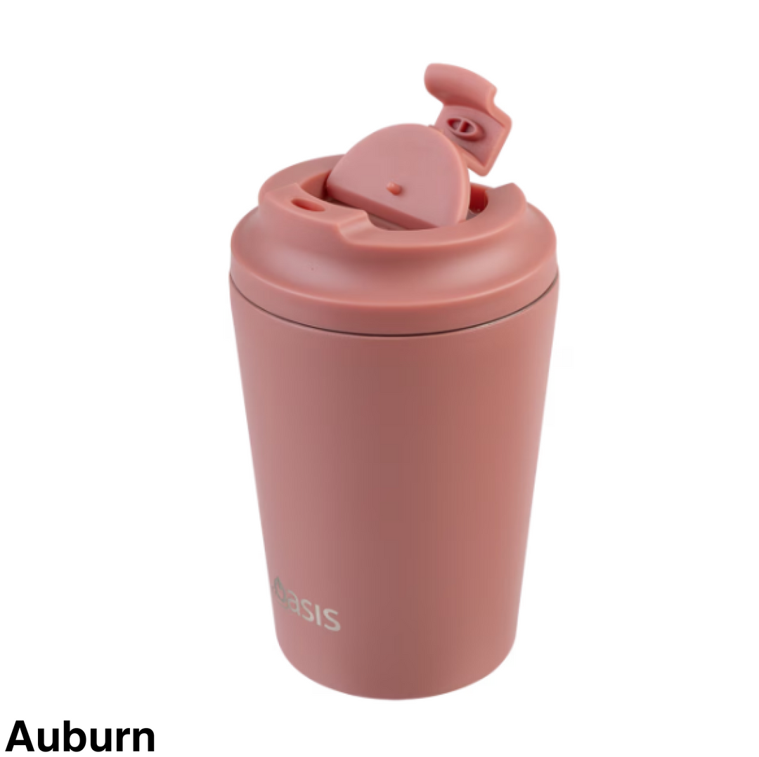 Oasis Insulated Coffee Cup 360ml Auburn