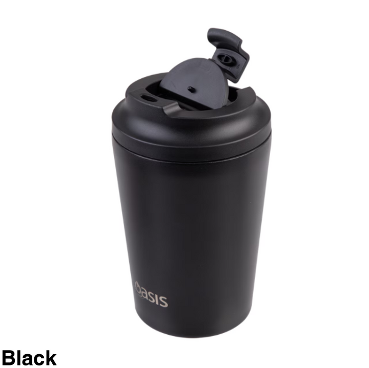 Oasis Insulated Coffee Cup 360ml Black