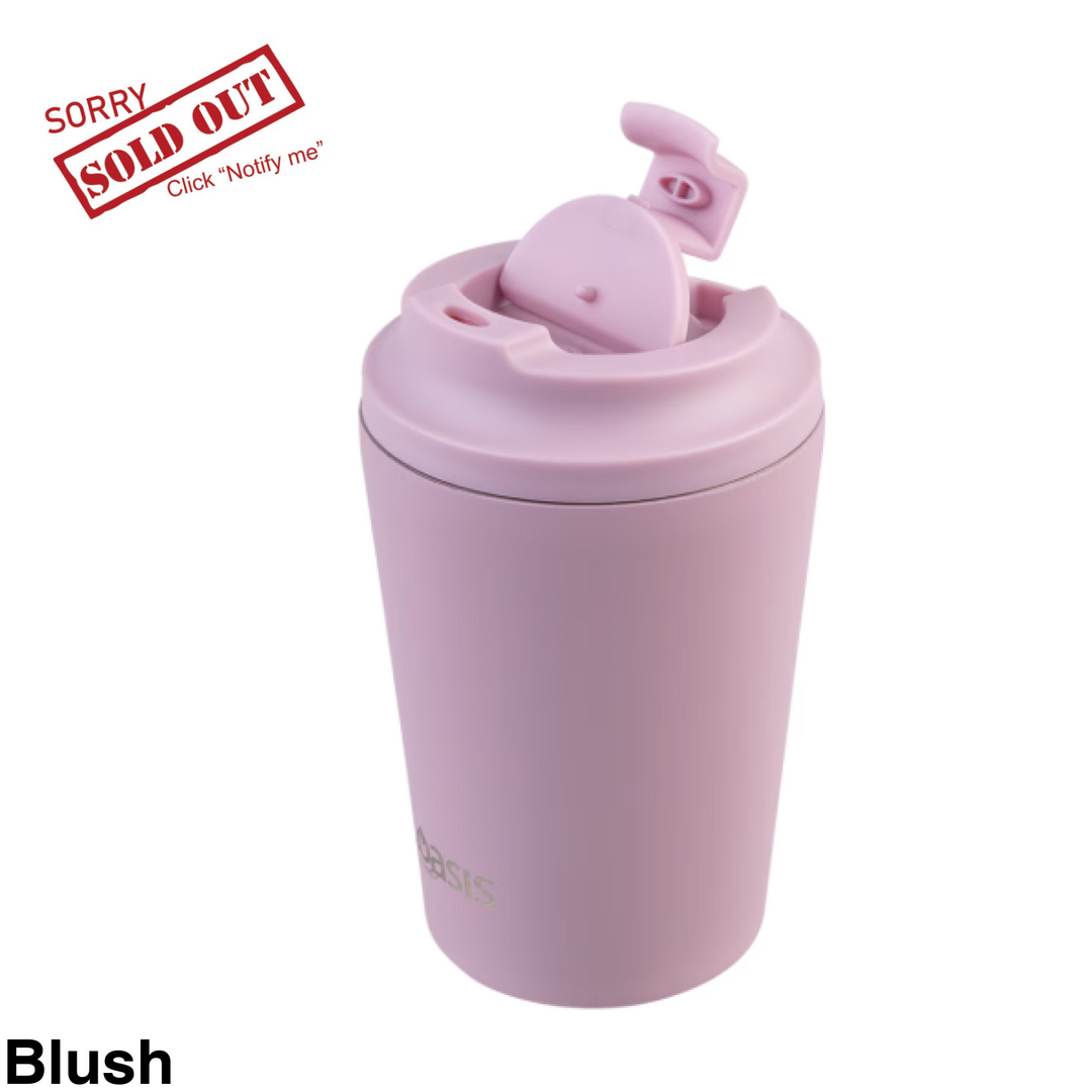 Oasis Insulated Coffee Cup 360ml Blush