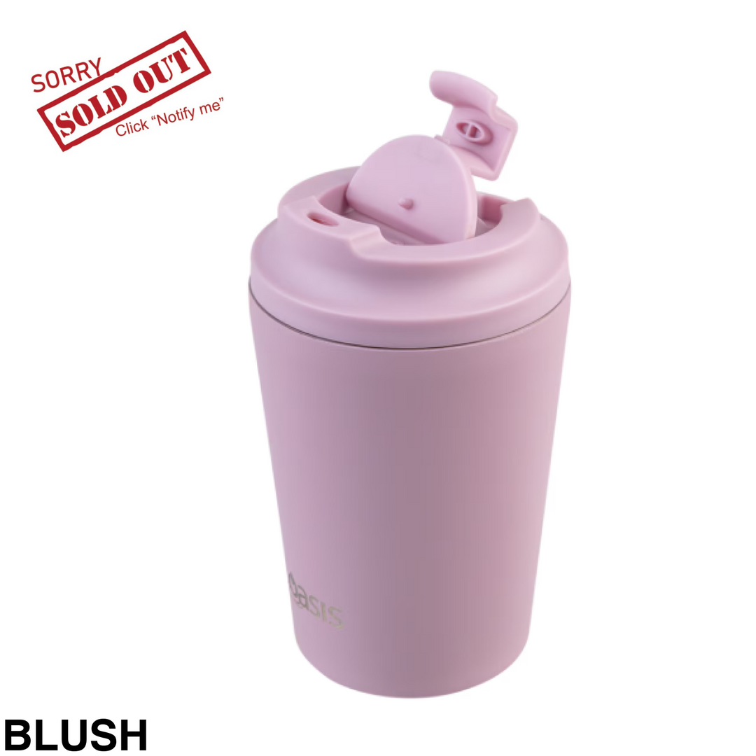 Oasis Insulated Coffee Cup 360ml Blush