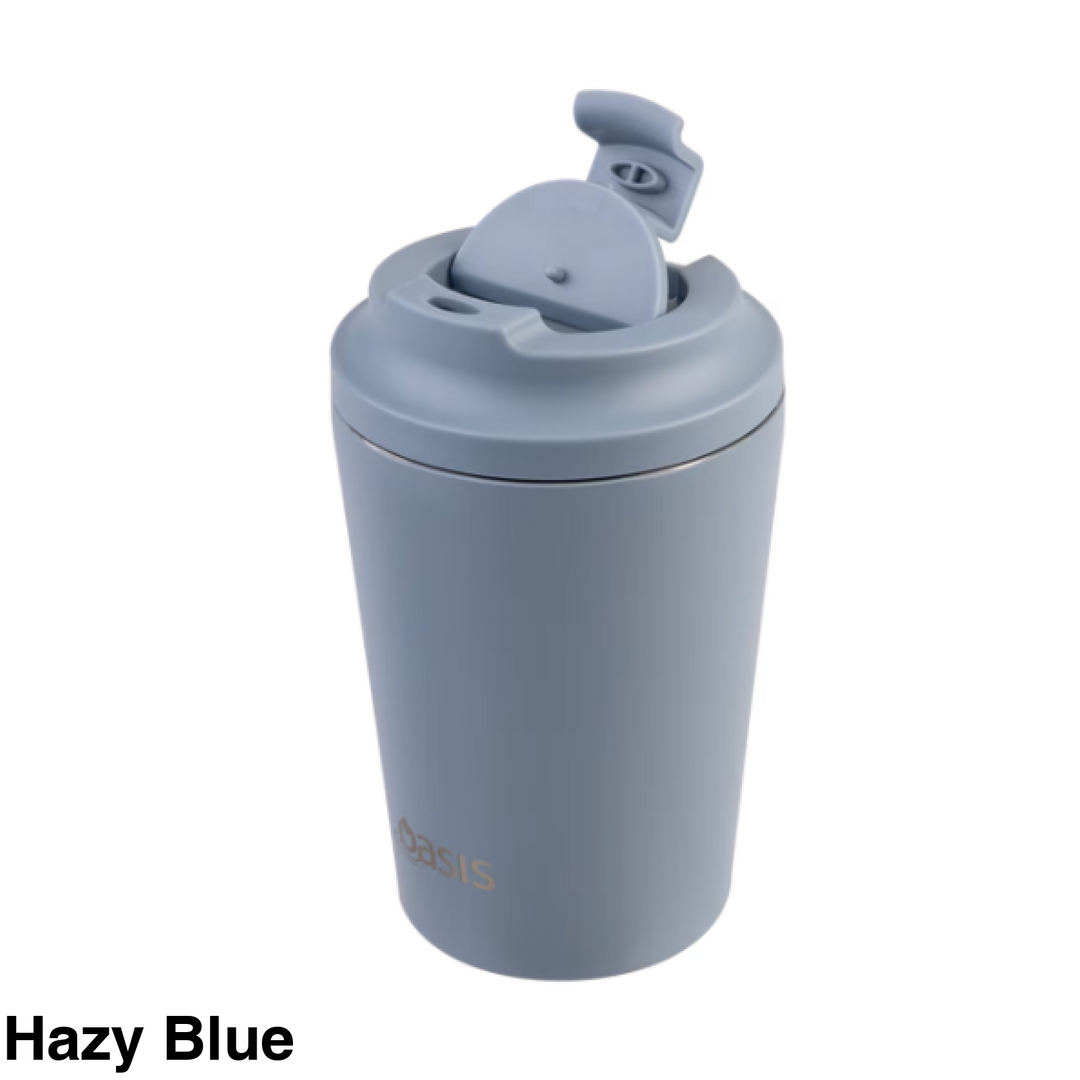 Oasis Insulated Coffee Cup 360ml Hazy Blue