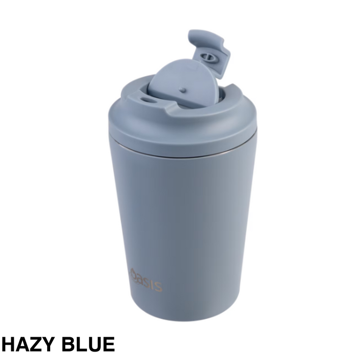 Oasis Insulated Coffee Cup 360ml Hazy Blue