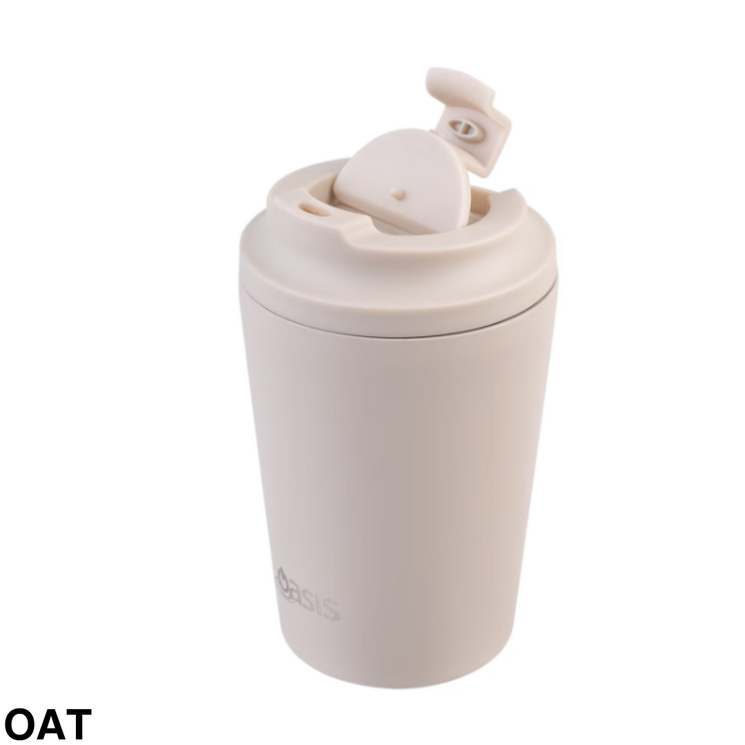 Oasis Insulated Coffee Cup 360ml Oat