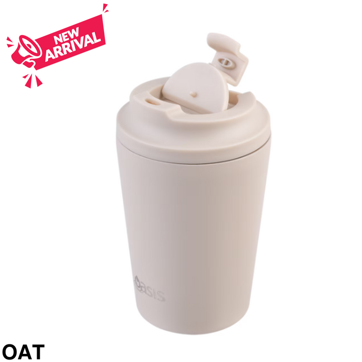 Oasis Insulated Coffee Cup 360ml Oat
