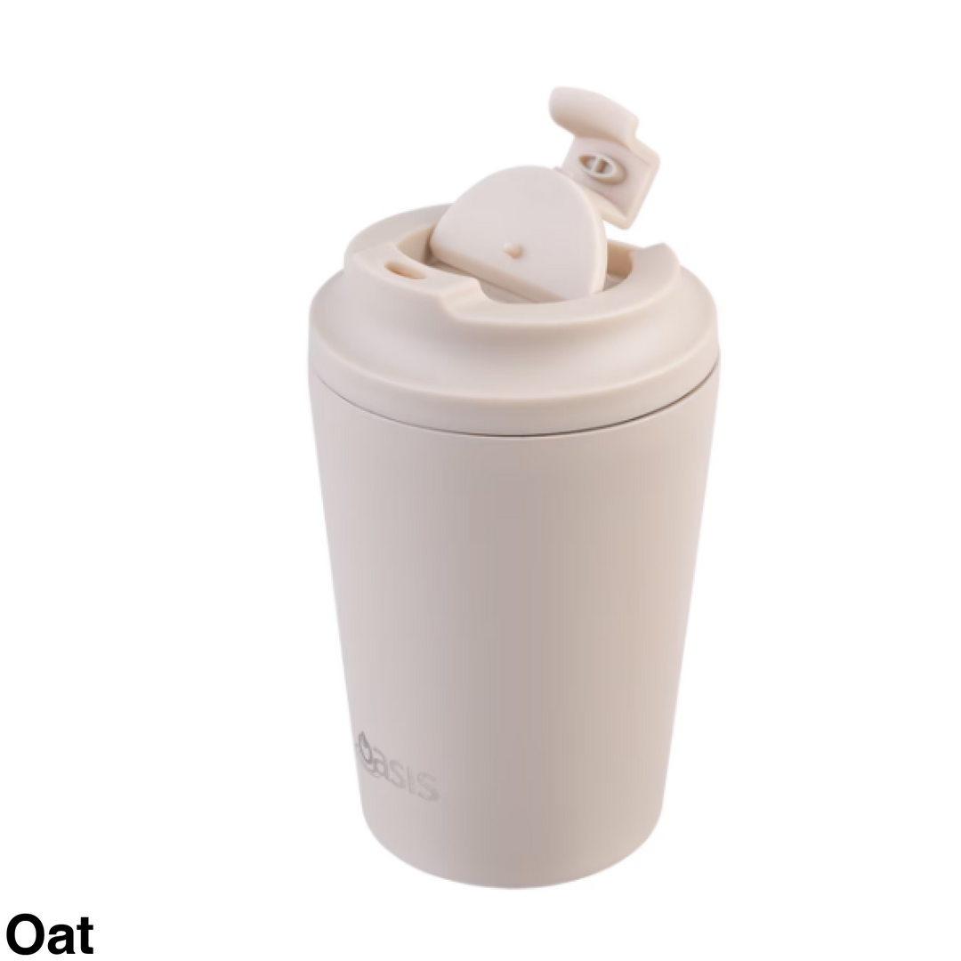 Oasis Insulated Coffee Cup 360ml Oat