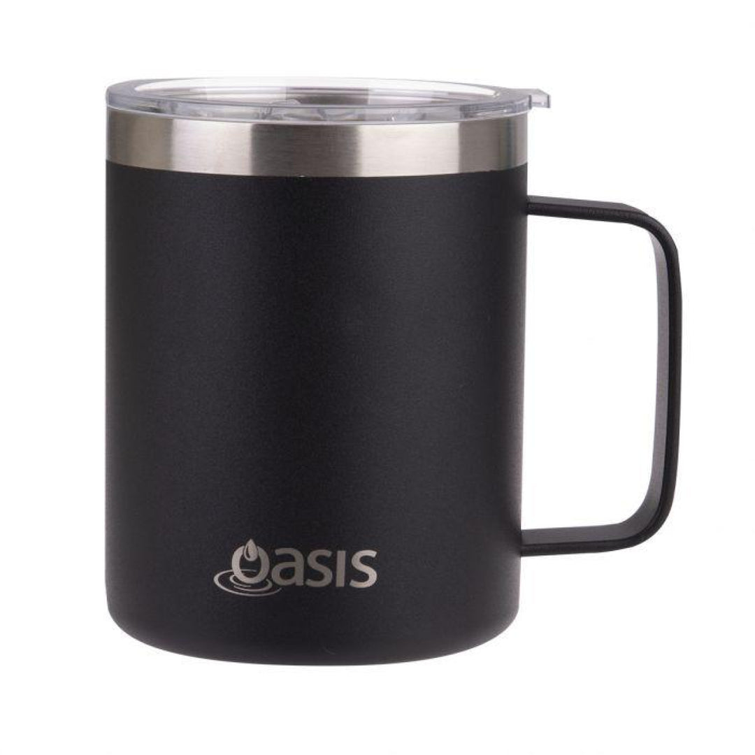 Oasis Insulated Explorer Mug 400Ml Black