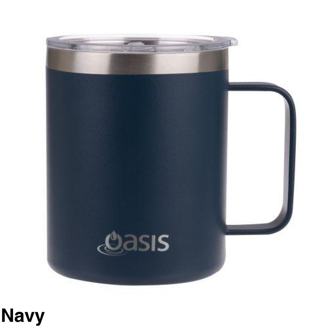 Oasis Insulated Explorer Mug 400Ml Navy