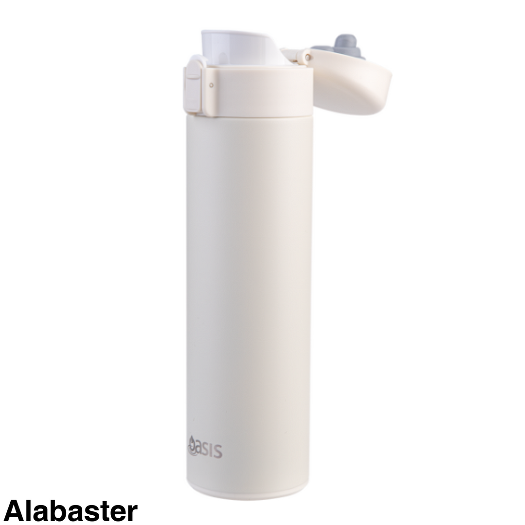 Oasis Insulated Flip Top Flask 480ml Alabaster