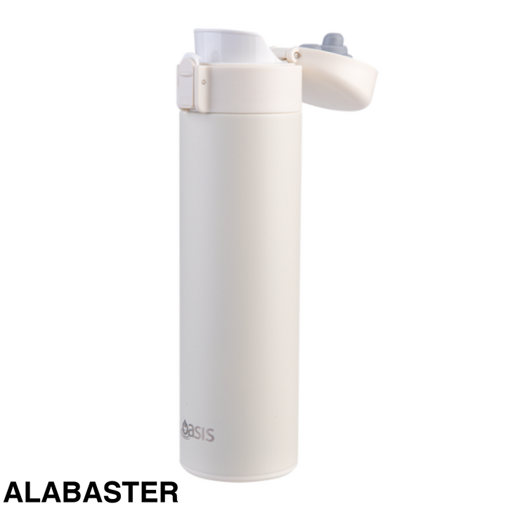 Oasis Insulated Flip Top Flask 480ml Alabaster