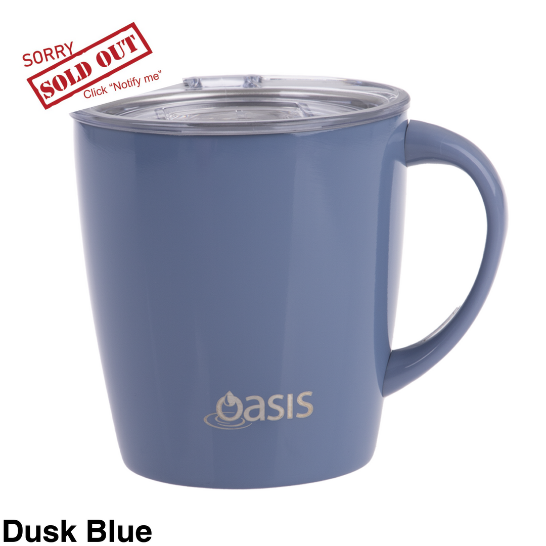 Oasis Insulated Mojo Mug 350Ml Dusk Blue