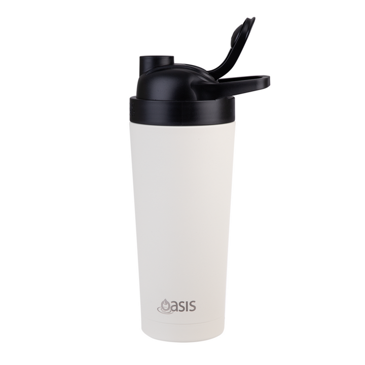Oasis Insulated Protein Shaker 700Ml Alabaster