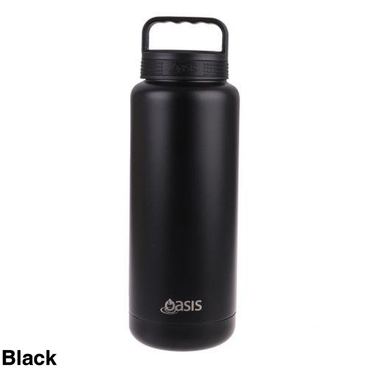 Oasis Insulated Titan Bottle 1.2L Black