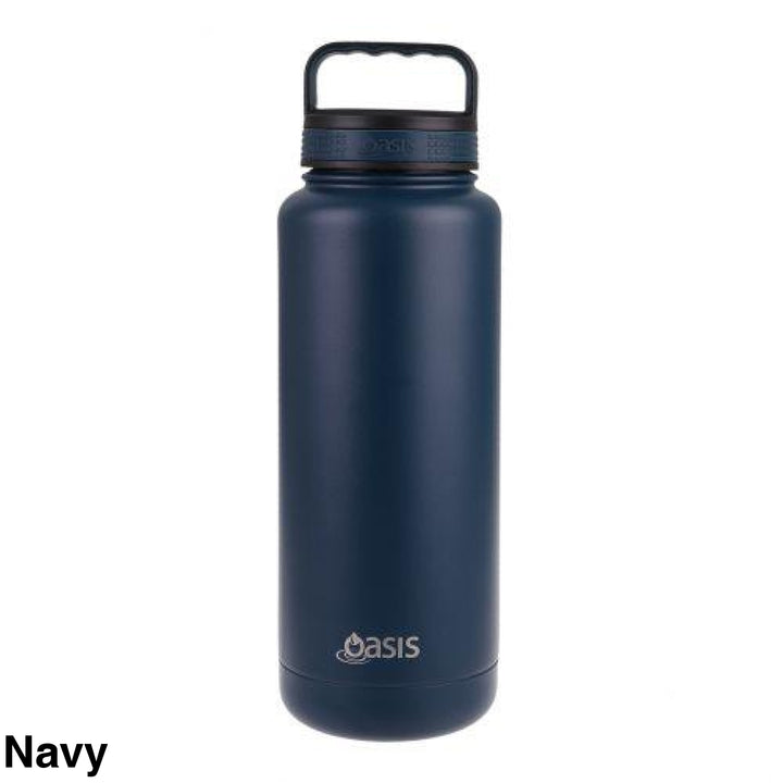 Oasis Insulated Titan Bottle 1.2L Navy