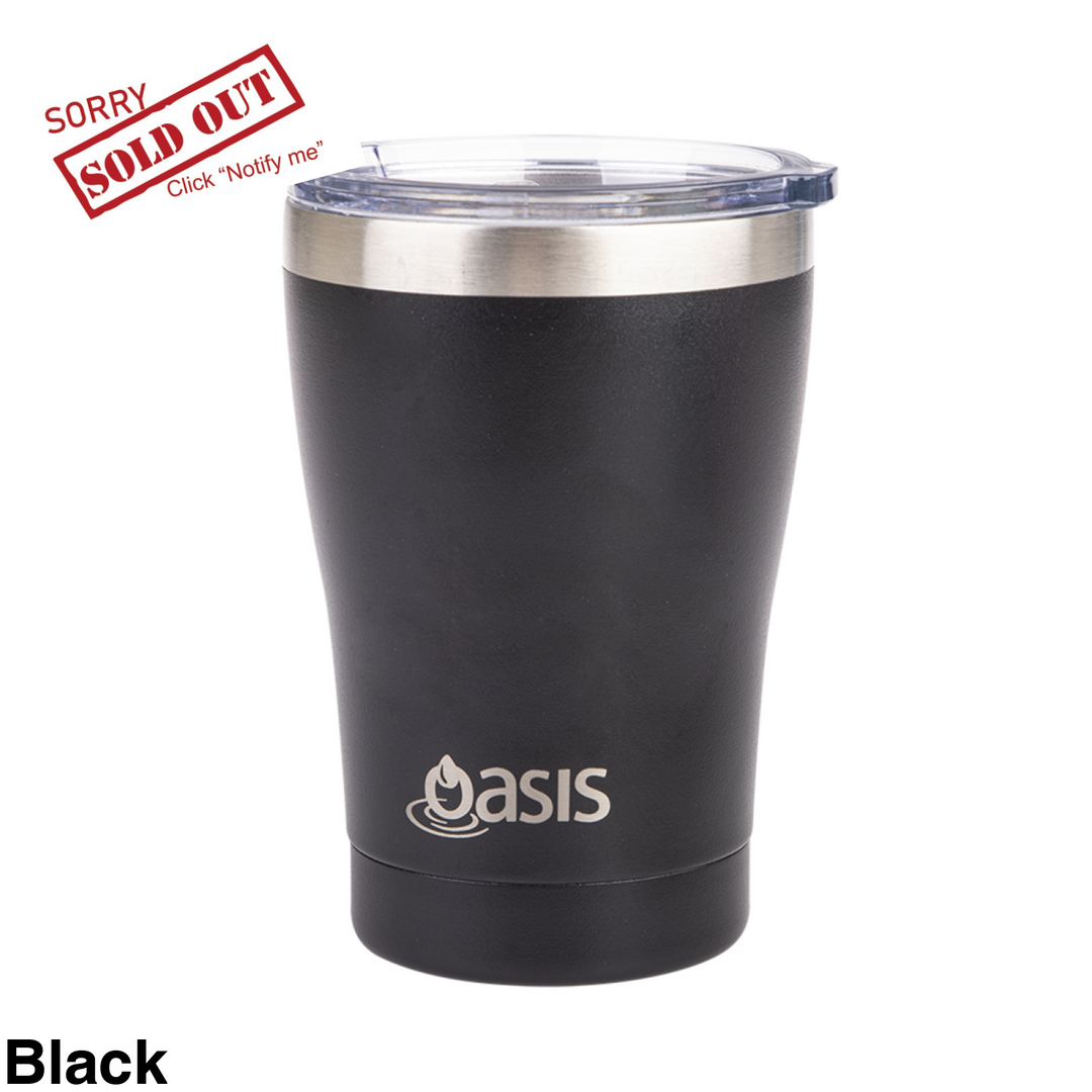 Oasis Insulated Travel Cup 350Ml Black