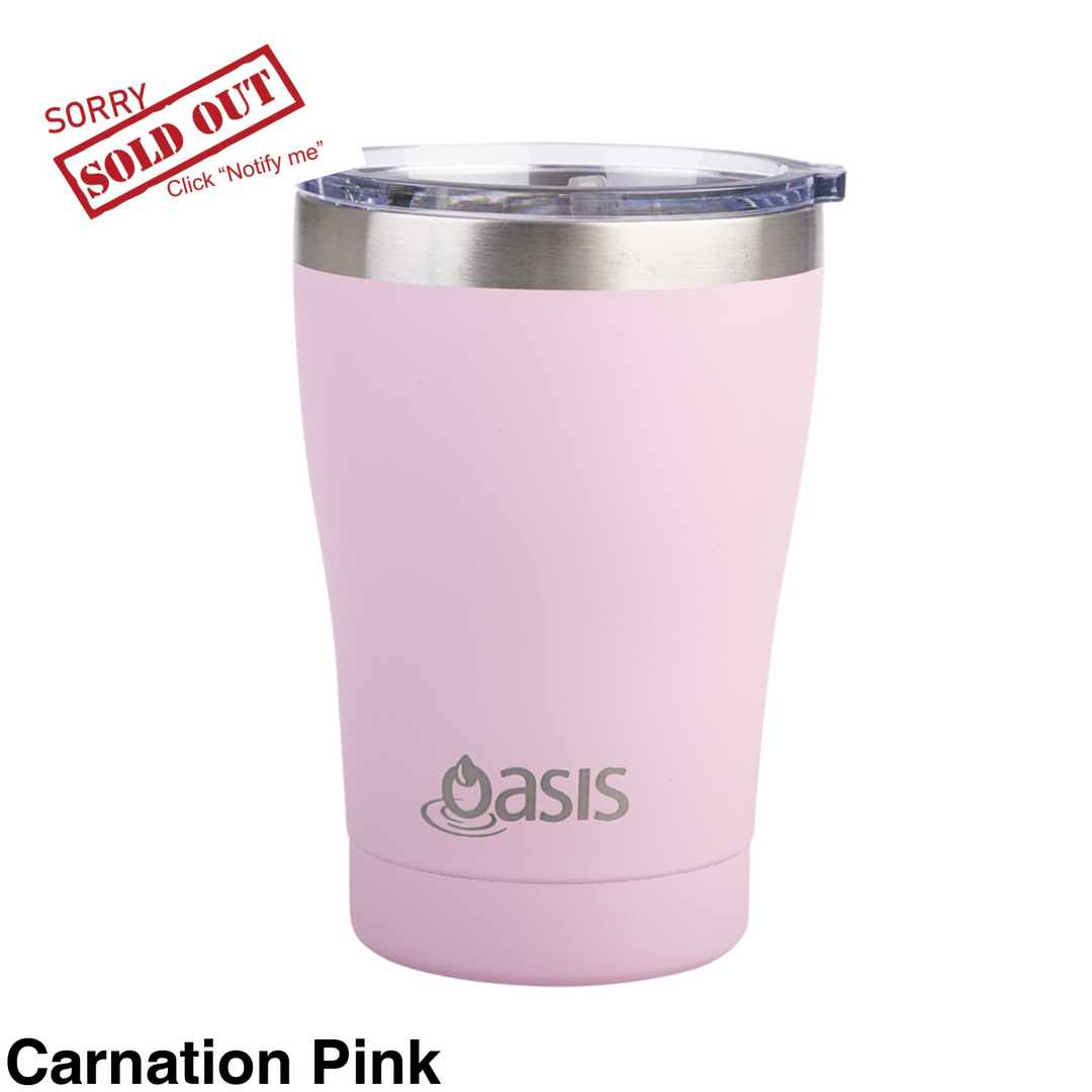 Oasis Insulated Travel Cup 350Ml Carnation Pink