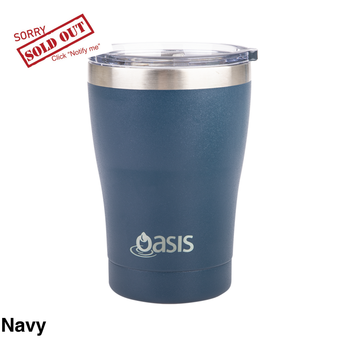 Oasis Insulated Travel Cup 350Ml Navy