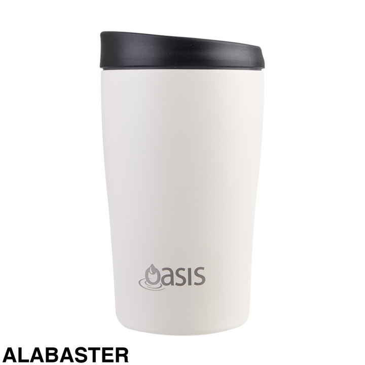 Oasis Insulated Travel Cup 380Ml Alabaster