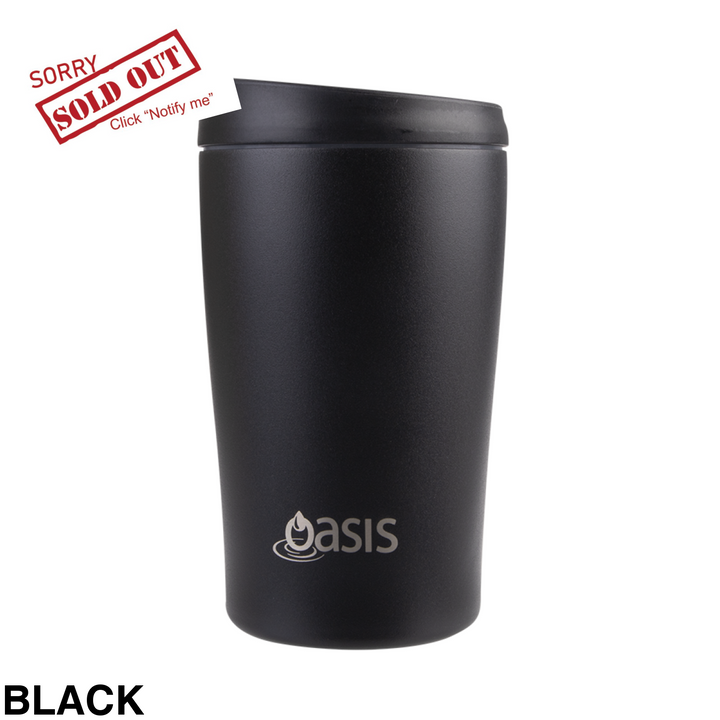 Oasis Insulated Travel Cup 380Ml Black