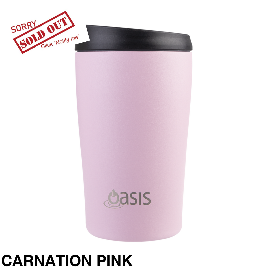 Oasis Insulated Travel Cup 380Ml Carnation Pink