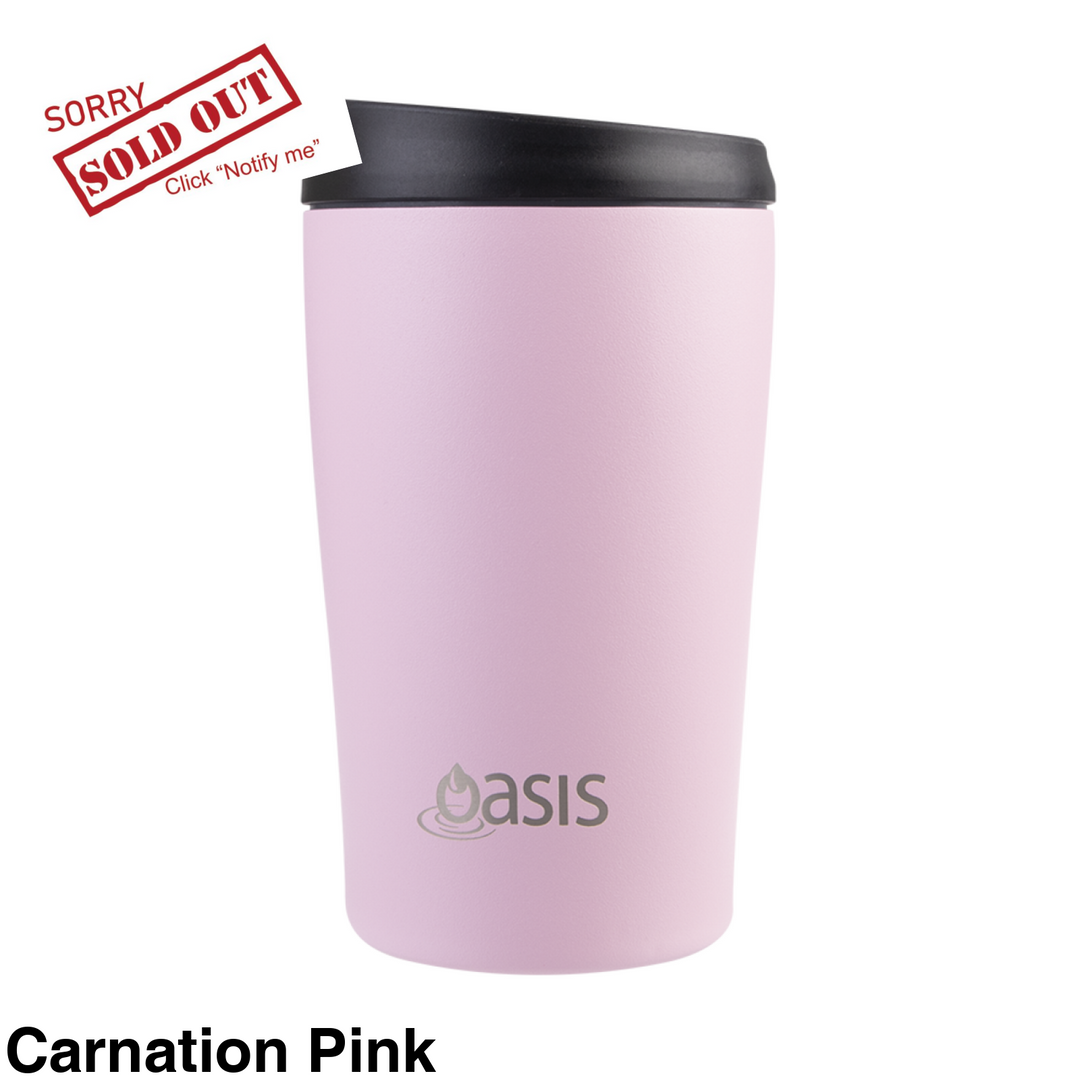 Oasis Insulated Travel Cup 380Ml Carnation Pink