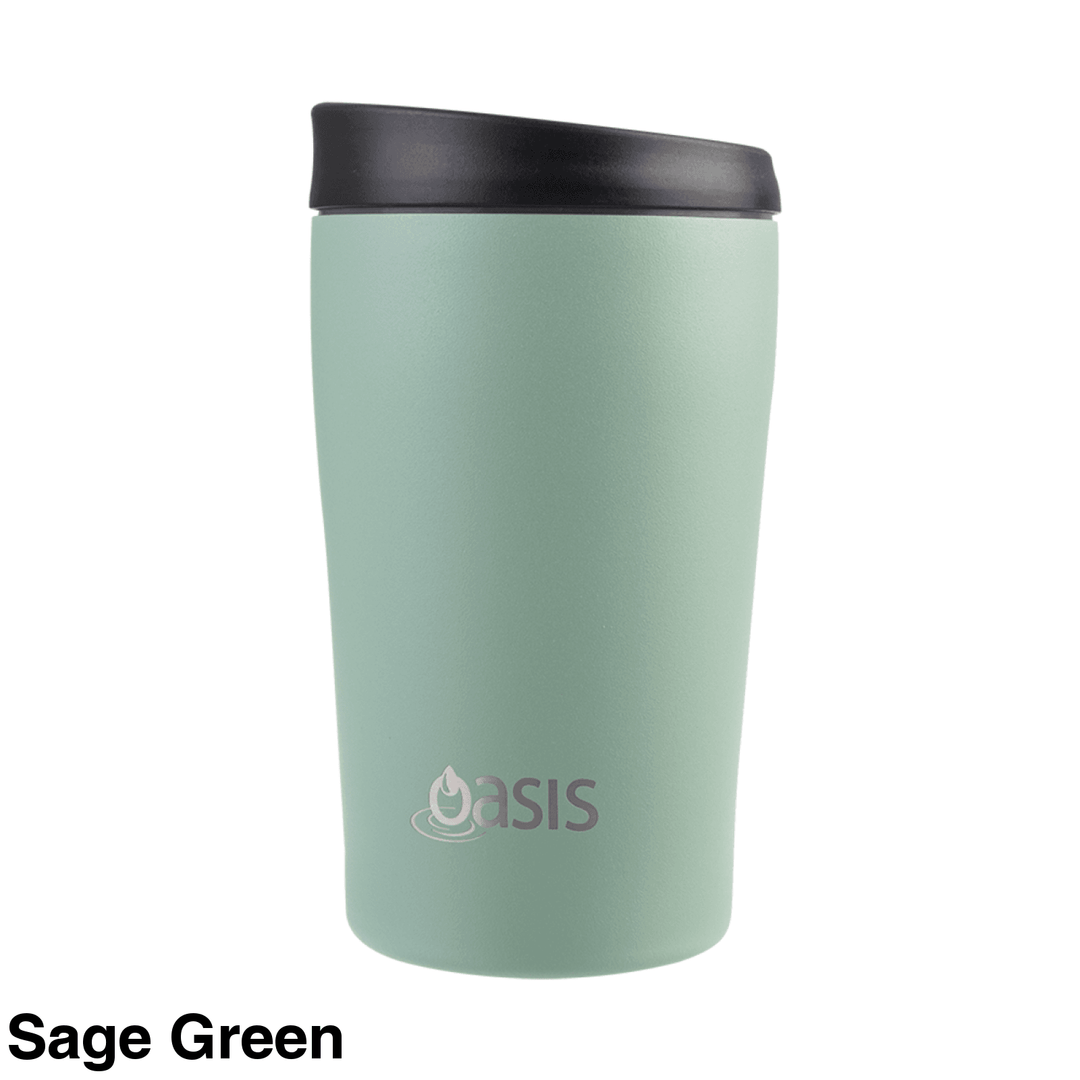 Oasis Insulated Travel Cup 380Ml Sage Green