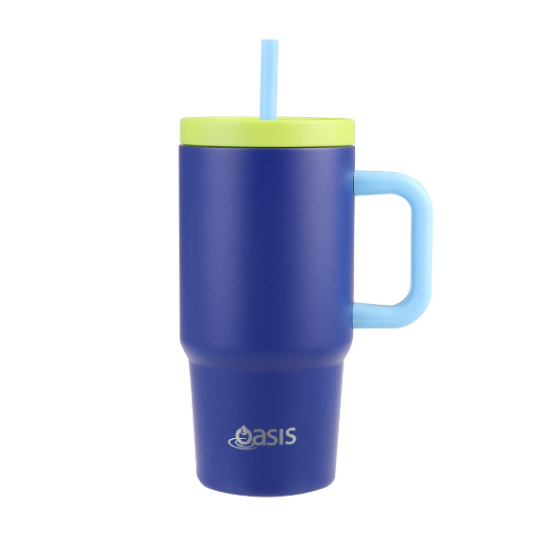 Oasis Jnr Commuter Insulated Travel Tumbler 700Ml Peacock Blue