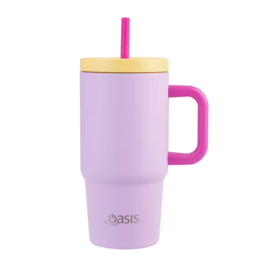 Oasis Jnr Commuter Insulated Travel Tumbler 700Ml Bubblegum Pink