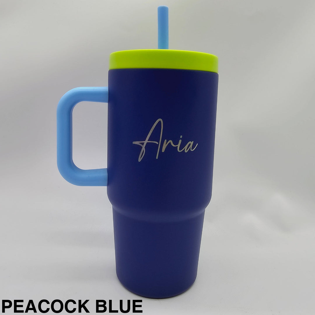 Oasis Jnr Commuter Insulated Travel Tumbler 700Ml Peacock Blue