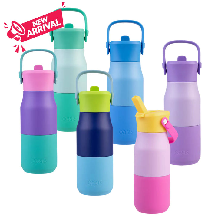 Oasis Jnr Drink Bottle with sipper 400ml