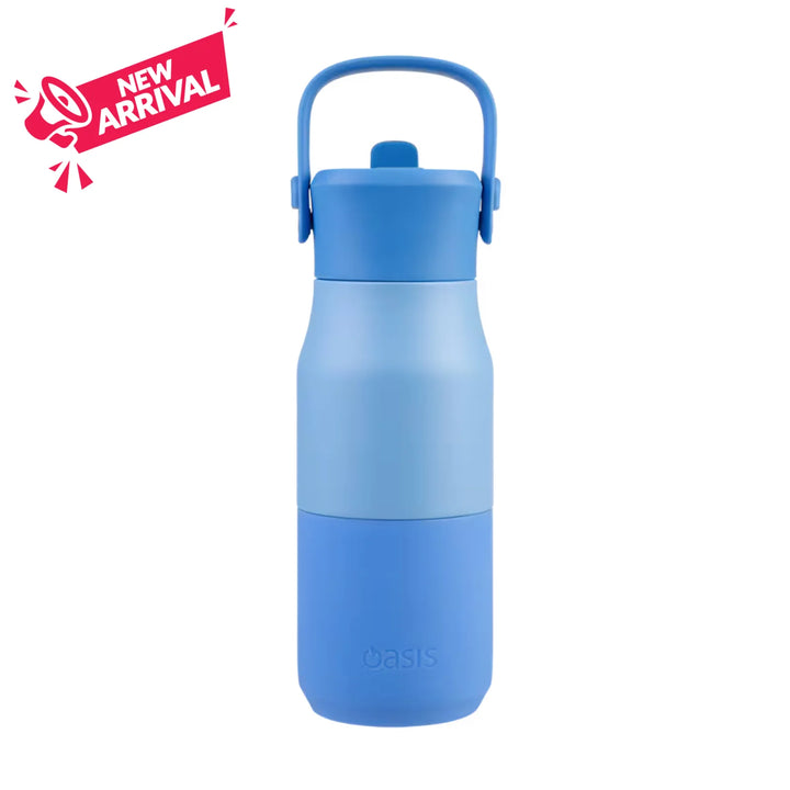 Oasis Jnr Drink Bottle with sipper 400ml Blue