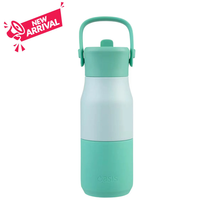 Oasis Jnr Drink Bottle with sipper 400ml Mint