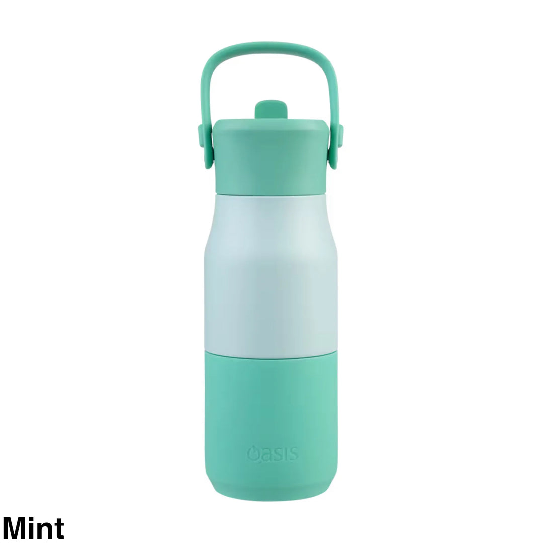 Oasis Jnr Drink Bottle with sipper 400ml Mint