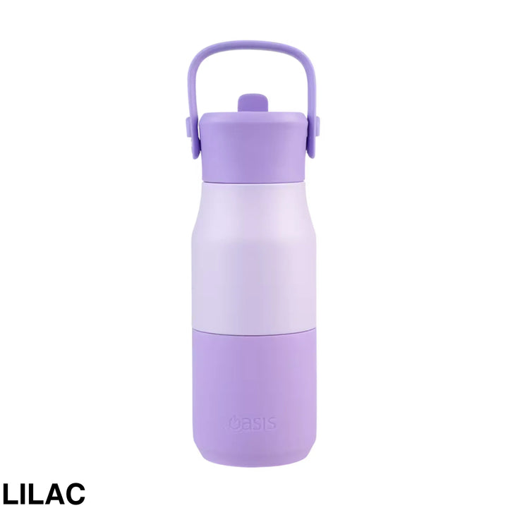 Oasis Jnr Drink Bottle with sipper 400ml Lilac