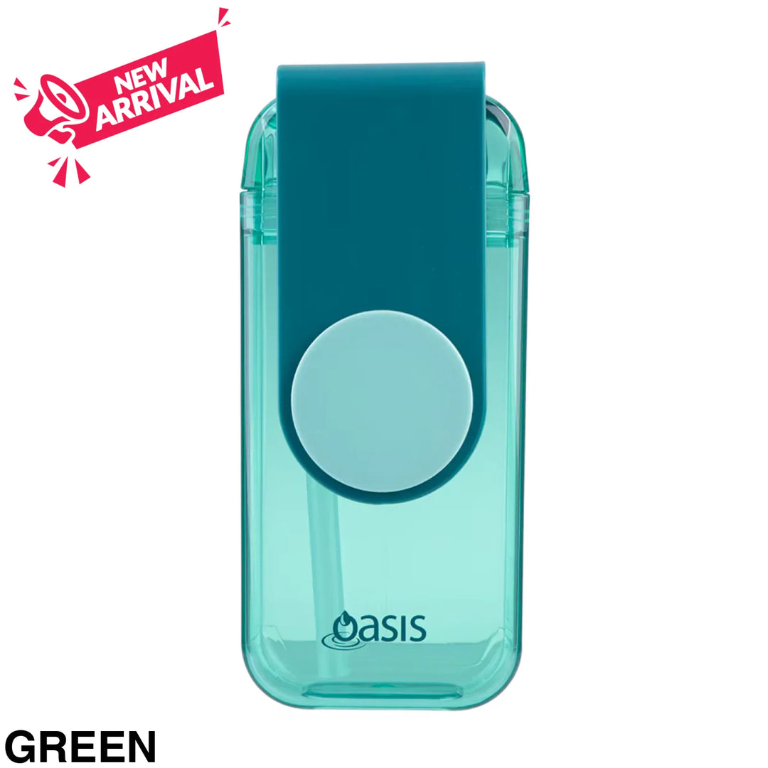 Oasis Kid’s Tritan Juice Box with straw 300 ml Green