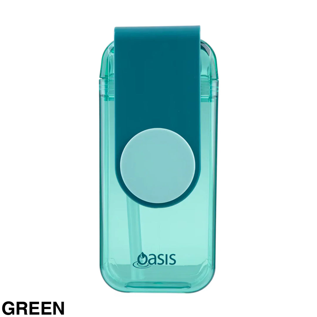 Oasis Kid’s Tritan Juice Box with straw 300 ml Green