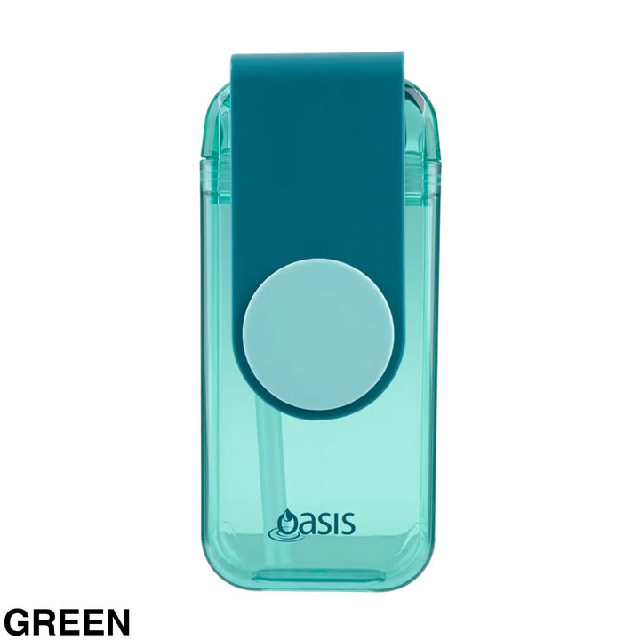 Oasis Kid’s Tritan Juice Box with straw 300 ml Green