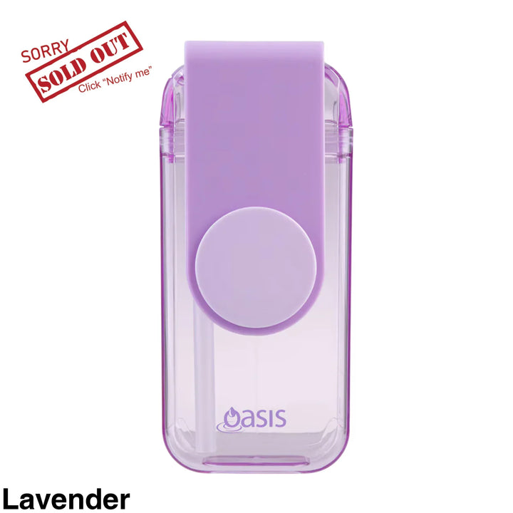 Oasis Kid’s Tritan Juice Box with straw 300 ml Lavender