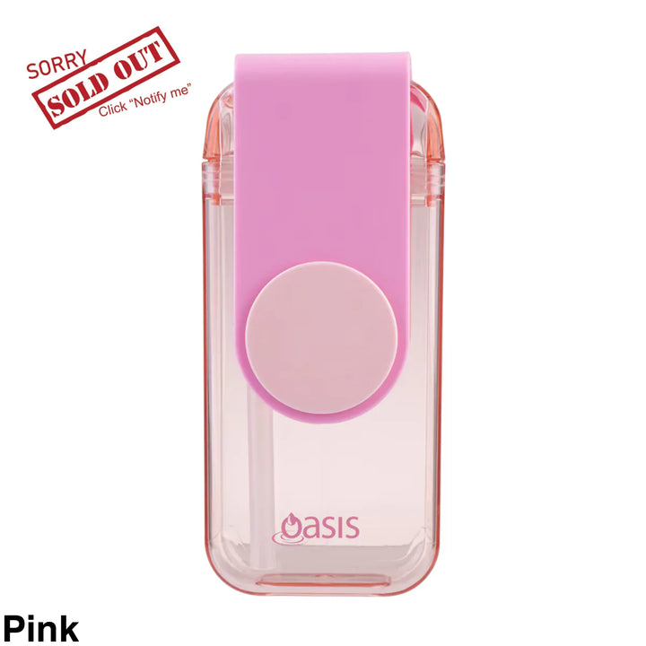 Oasis Kid’s Tritan Juice Box with straw 300 ml Pink