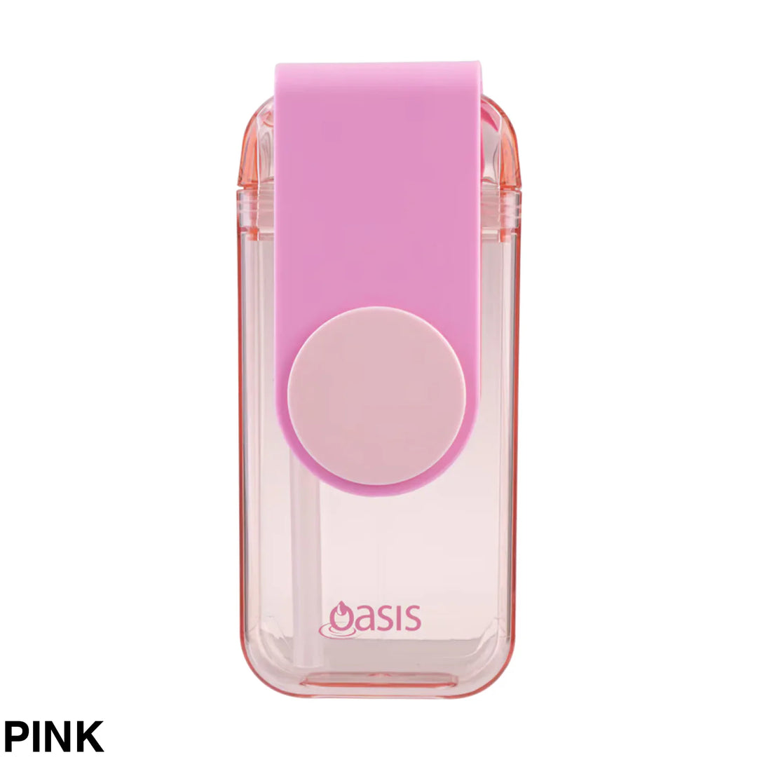 Oasis Kid’s Tritan Juice Box with straw 300 ml Pink