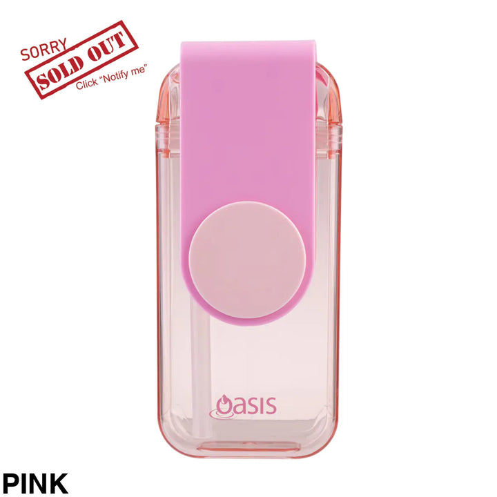 Oasis Kid’s Tritan Juice Box with straw 300 ml Pink