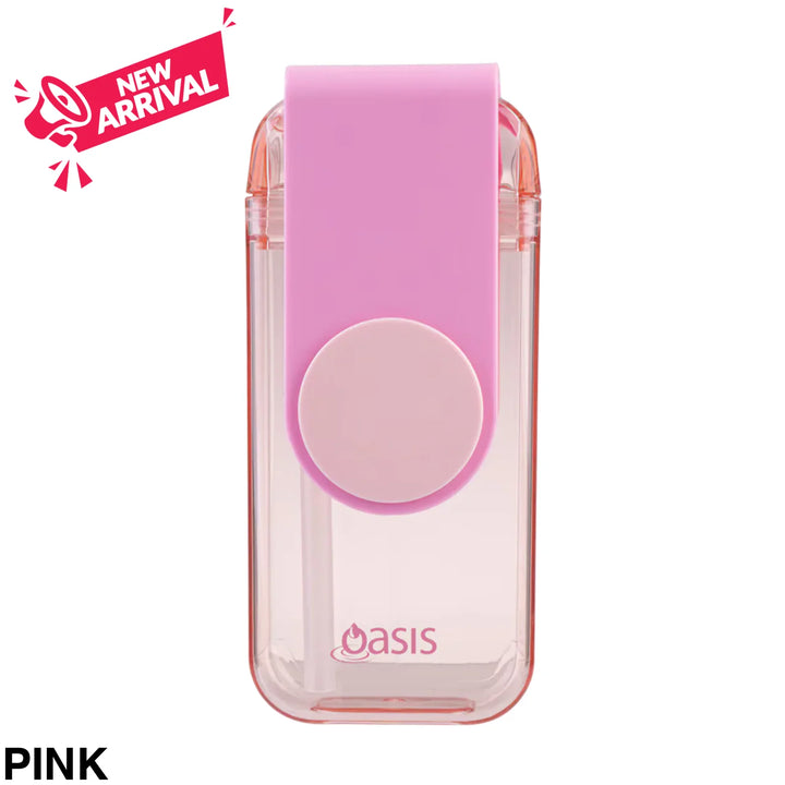 Oasis Kid’s Tritan Juice Box with straw 300 ml Pink