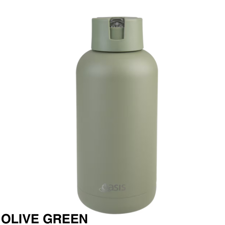 Oasis Moda Triple Insulated 1.5L Bottle Olive Green