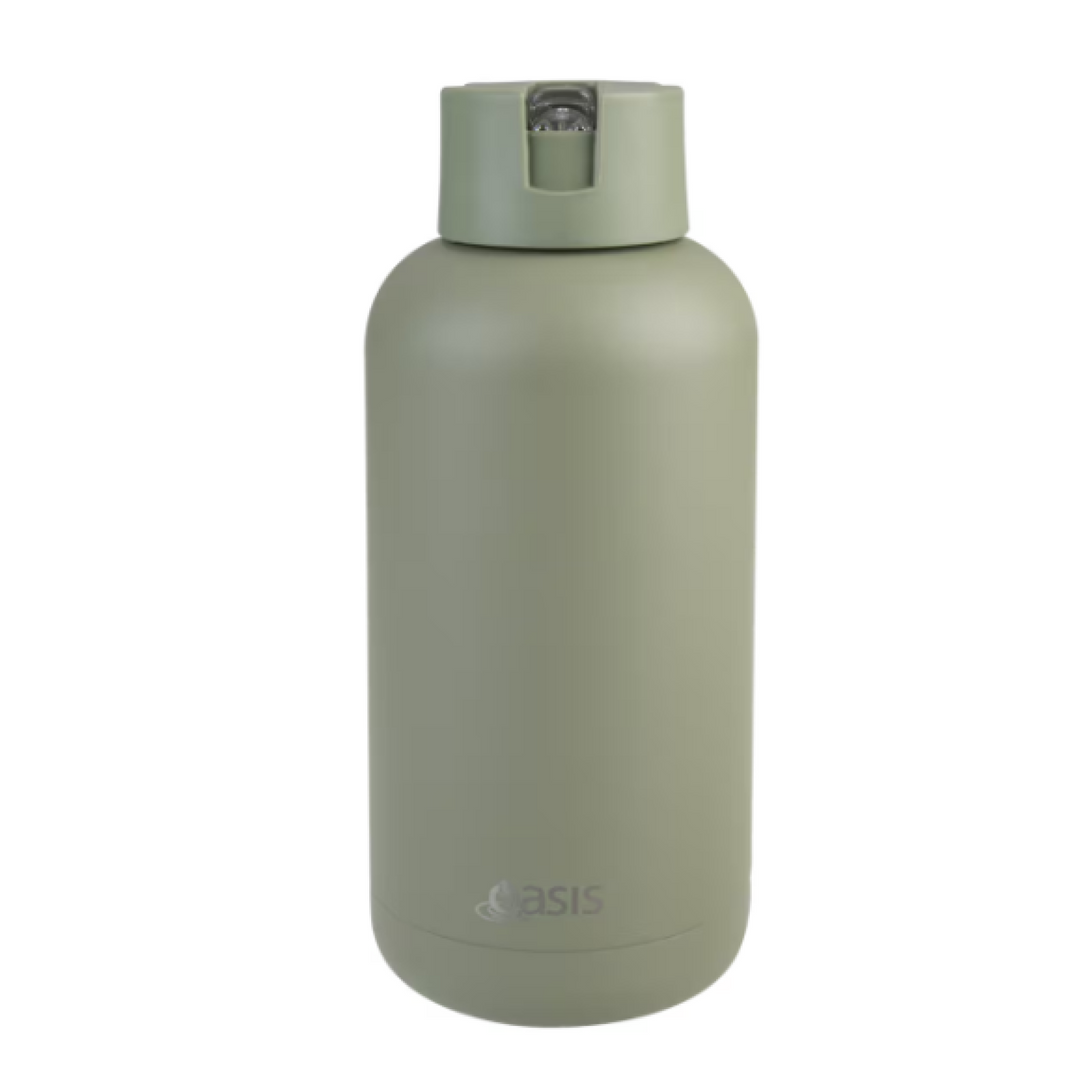 Oasis Moda Triple Insulated 1.5L Bottle Olive Green