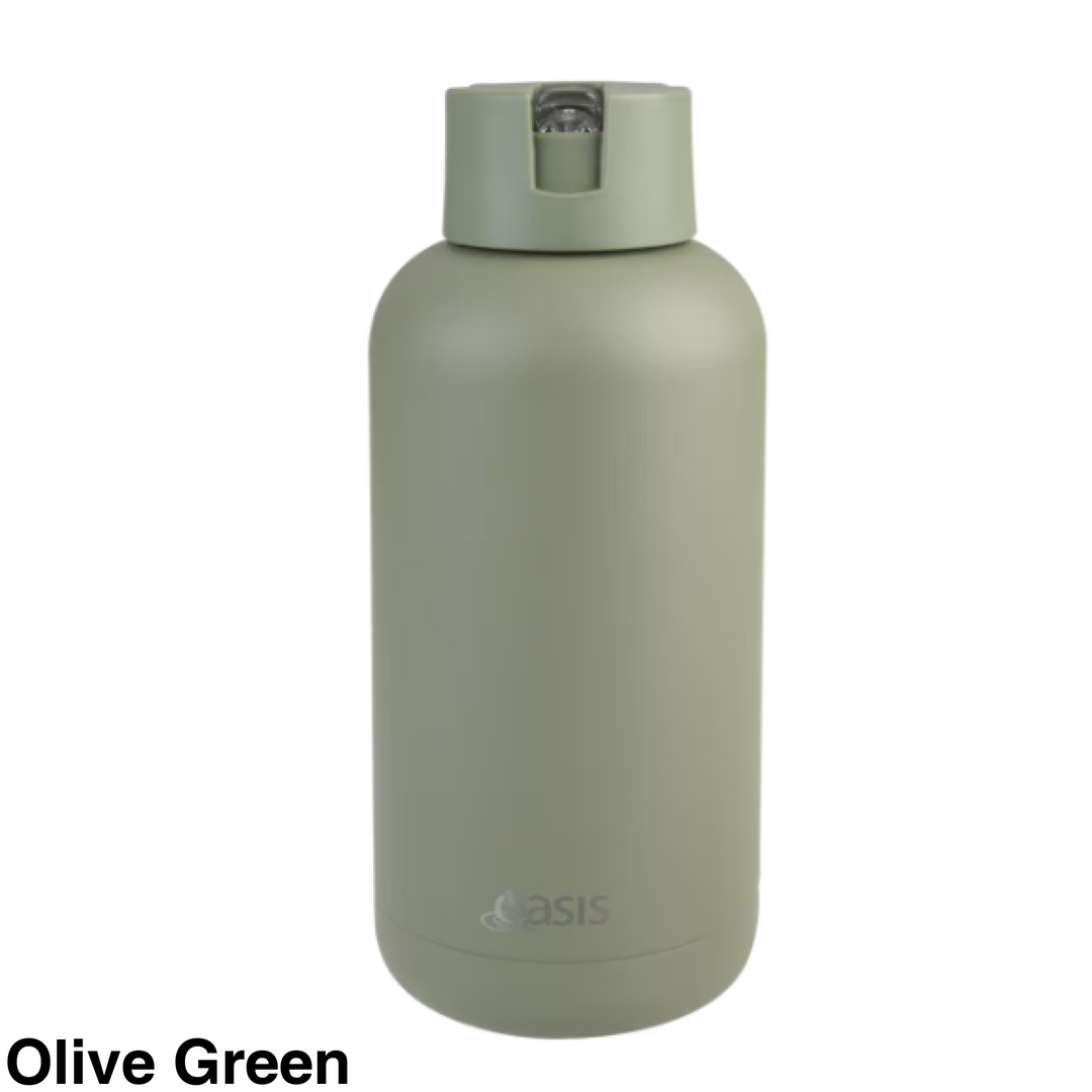 Oasis Moda Triple Insulated 1.5L Bottle Olive Green