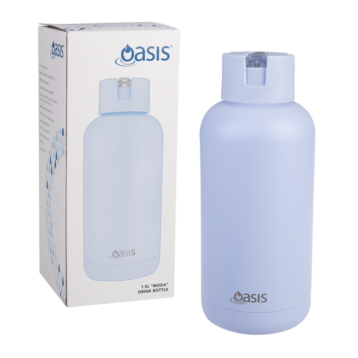 Oasis Moda Triple Insulated 1.5L Bottle Perwinkle Blue