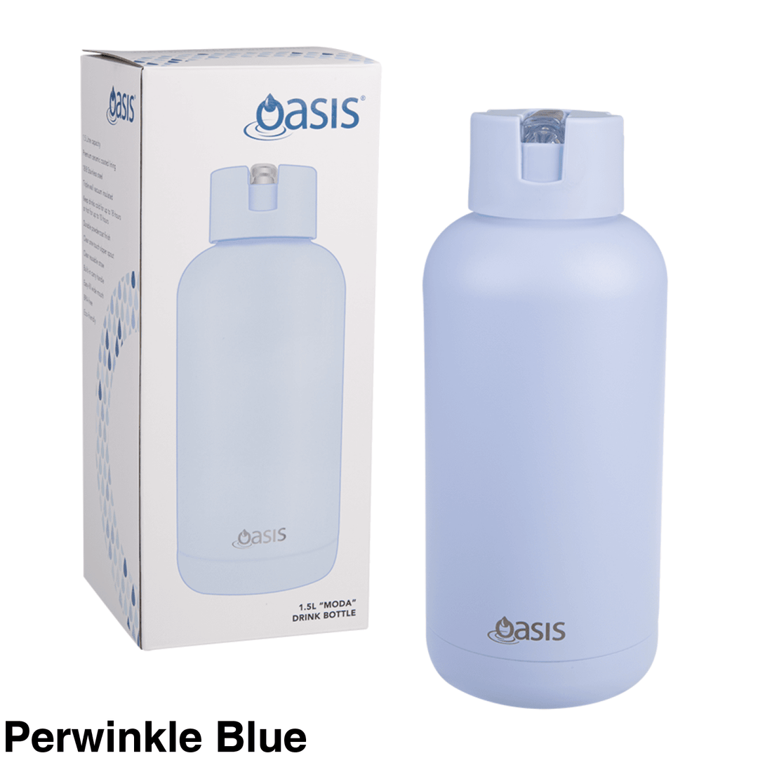 Oasis Moda Triple Insulated 1.5L Bottle Perwinkle Blue