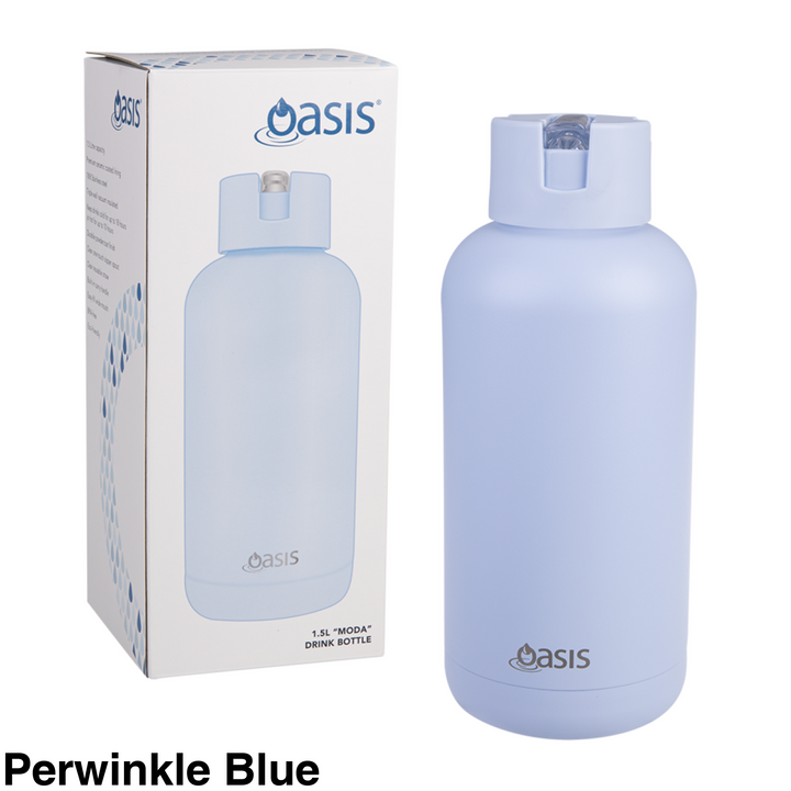 Oasis Moda Triple Insulated 1.5L Bottle Perwinkle Blue