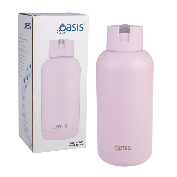 Oasis Moda Triple Insulated 1.5L Bottle Pink Lemonade