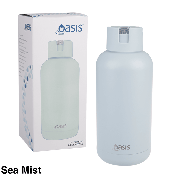 Oasis Moda Triple Insulated 1.5L Bottle Sea Mist
